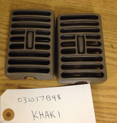 Jeep Wrangler TJ AC Vent Air conditioning Heat Louver 97-06 Set LH RH Khaki