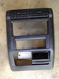 Jeep Wrangler TJ Radio Bezel Shroud 97-02 Dash Vent Surround OEM with a/c vents