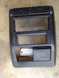 Jeep Wrangler TJ Radio Bezel Shroud 97-02 Dash Vent Surround OEM with a/c vents