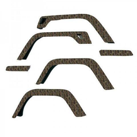 Wrangler TJ Jeep Fender Flares 7 inch WIDE Camouflage