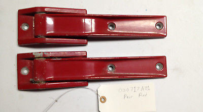 Pair Jeep Wrangler TJ Tailgate Hinges 97-03 Flame Red OEM Ships Free